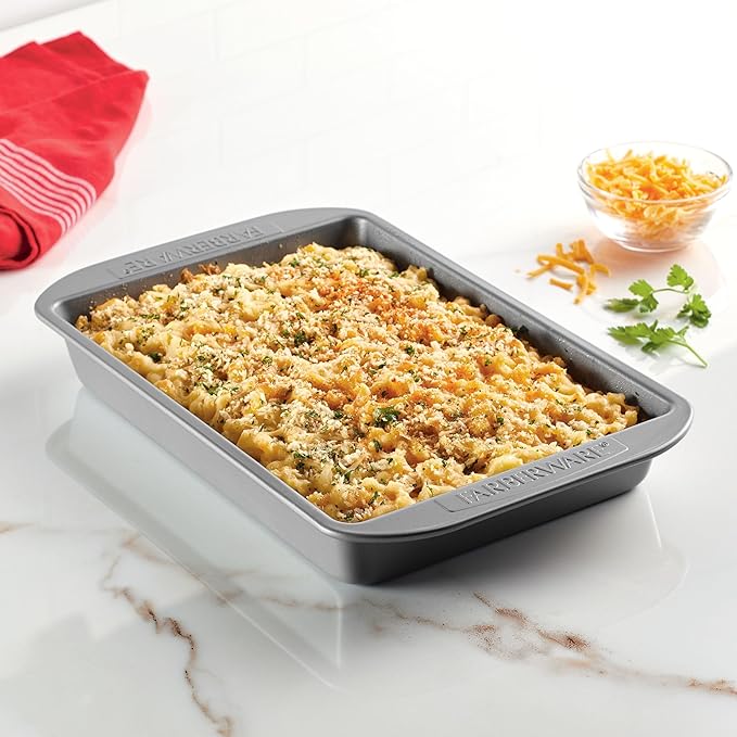 Farberware Nonstick 9x13 Baking Pan - Warp-Resistant Brownie Cake Pan