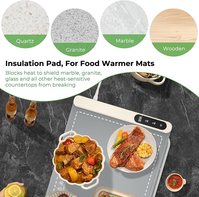 FYY Heat Resistant Mat for Food Warming Mats 35.4x15.4 inch