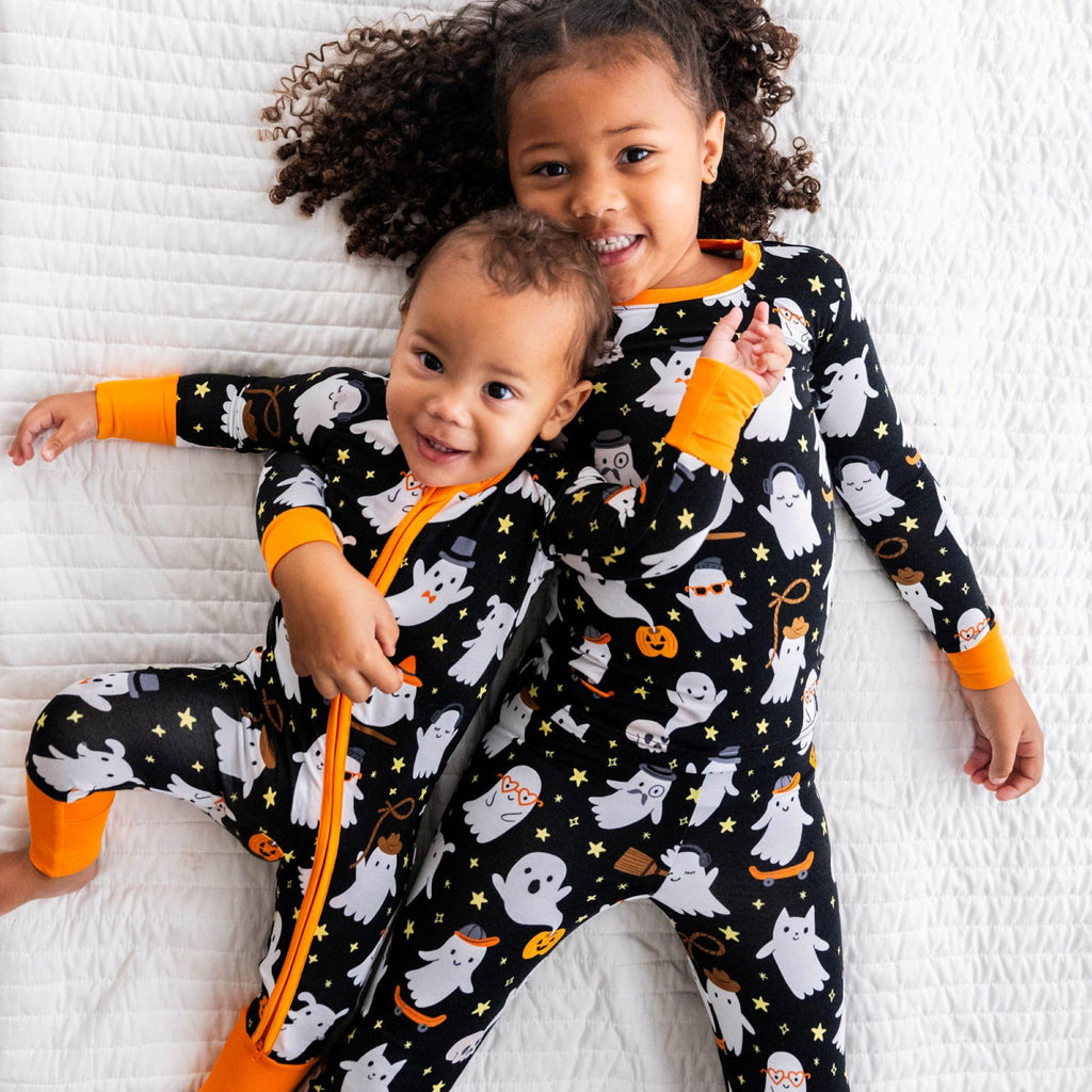 Little Sleepies Baby Halloween Pajamas, Friendly Ghosts, 3-6M