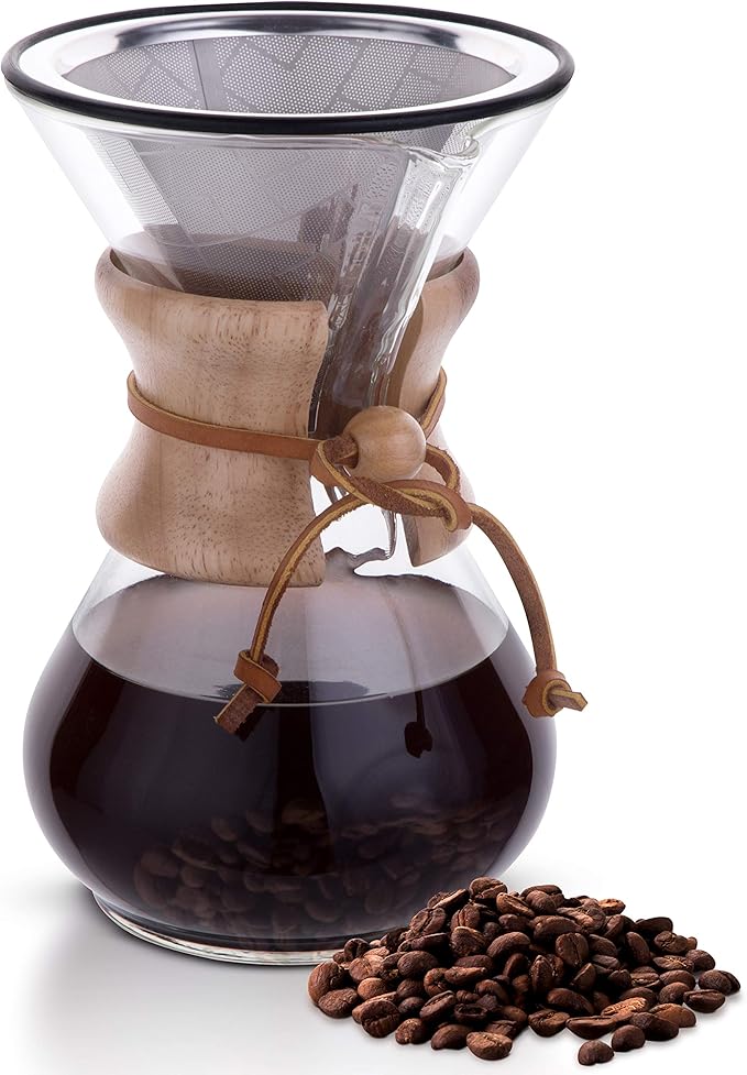 Compatible with Chemex, Hario V60 Pour Over Coffee Filter, Coffee Dripper