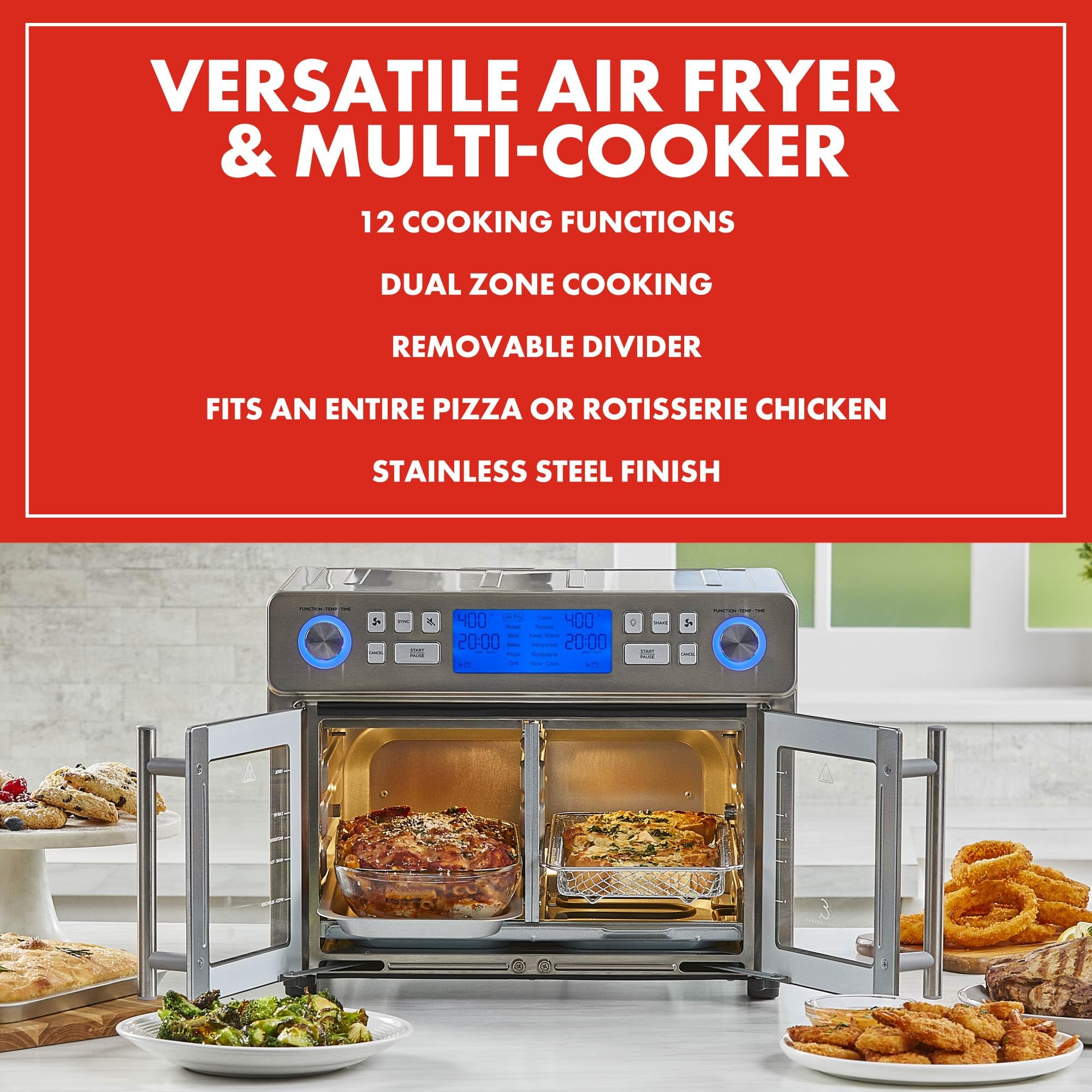 Emeril Lagasse Dual Zone Technology 25QT Air Fryer Oven