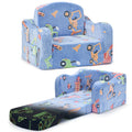 aodisman Thick Comfy Kids Chair and Couch,Foldable Plush Sofa with Pocket