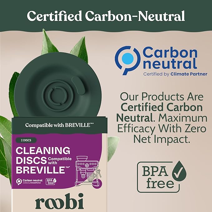 Roobi Espresso Cleaning Disc Compatible with Breville