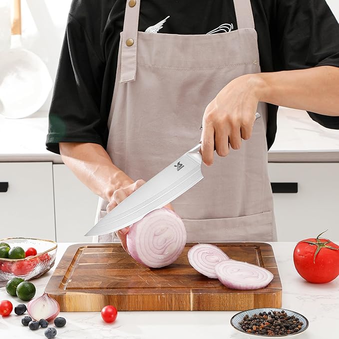 MSY BIGSUNNY 5pcs Knife Set Kitchen Utensils Knife, German Stainless Steel Professional Chef Kitchen Knife Set