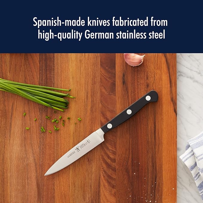 HENCKELS Classic 3-Pc Starter Chef Knife Set, Razor-Sharp German Engineered