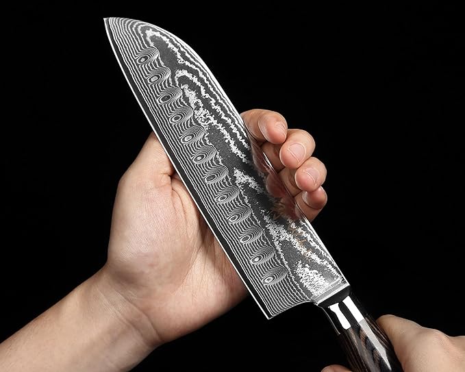 Wakoli EDIB Essentials 4-Piece Chef Knife Set, VG10 Core, Pakkawood Handles