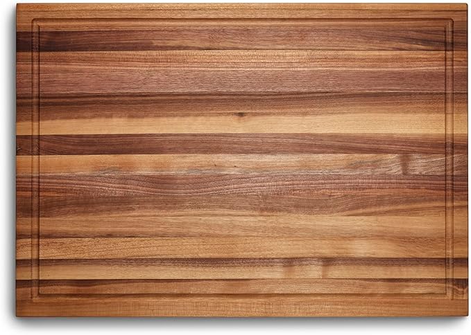 HexClad Rectangle Large Walnut Solid Wood Cutting Board 20 x 13.75 Inches