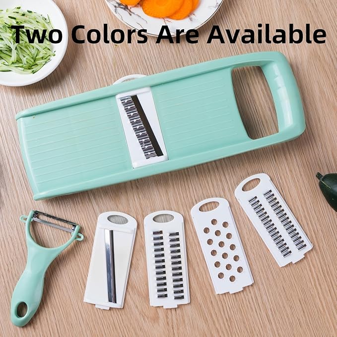 Mandoline Slicer for Kitchen 7-in-1 Mandoline Food Slicer