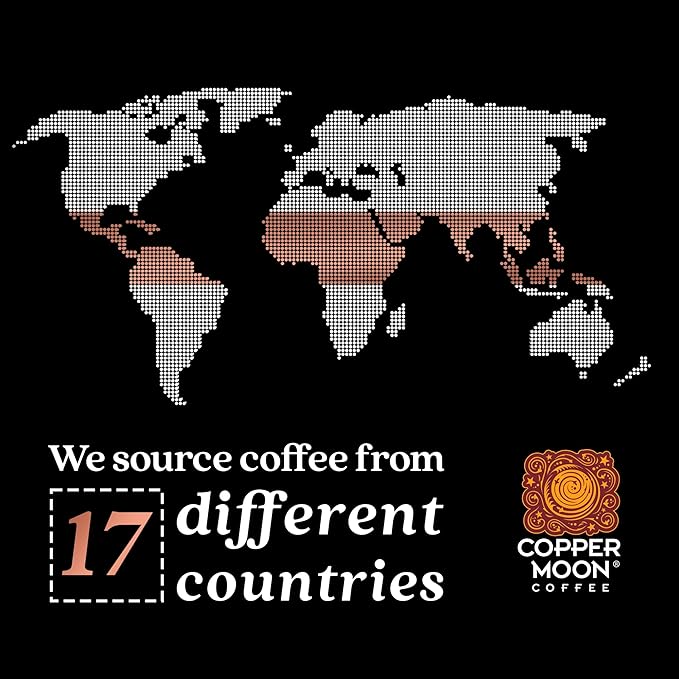 Copper Moon Whole Bean Coffee, Dark Roast, Sumatra, 2 lb