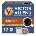 Victor Allen's Coffee Hazelnut Flavored, Medium Roast, 1 Pack - 12 Count, Single Serve Coffee Pods for Keurig K-Cup Brewers