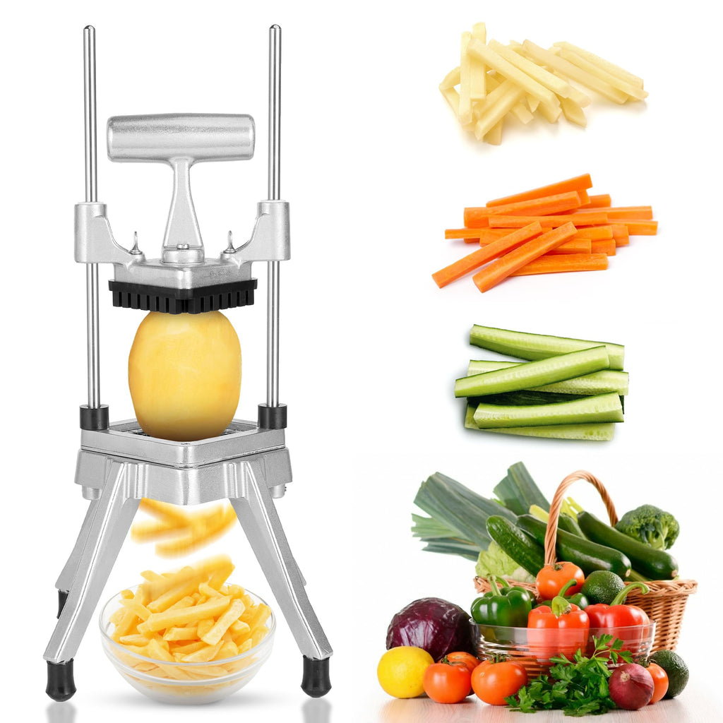 WICHEMI Commercial Vegetable Chopper Fruit Dicer Manual Food Cutter 3/8"