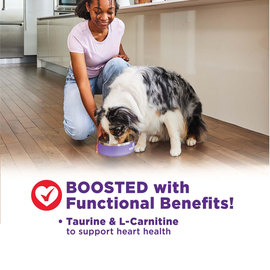 Wellness Bowl Boosters Heart Health Dog Food Topper with Freeze Dried Pieces for Small, Medium, and Large Breeds, Grain Free, Natural, Chicken Recipe, 4 oz Bag