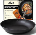 Alva Artist 9.5 Inch Induction and Oven Safe Carbon Steel Frying Pan