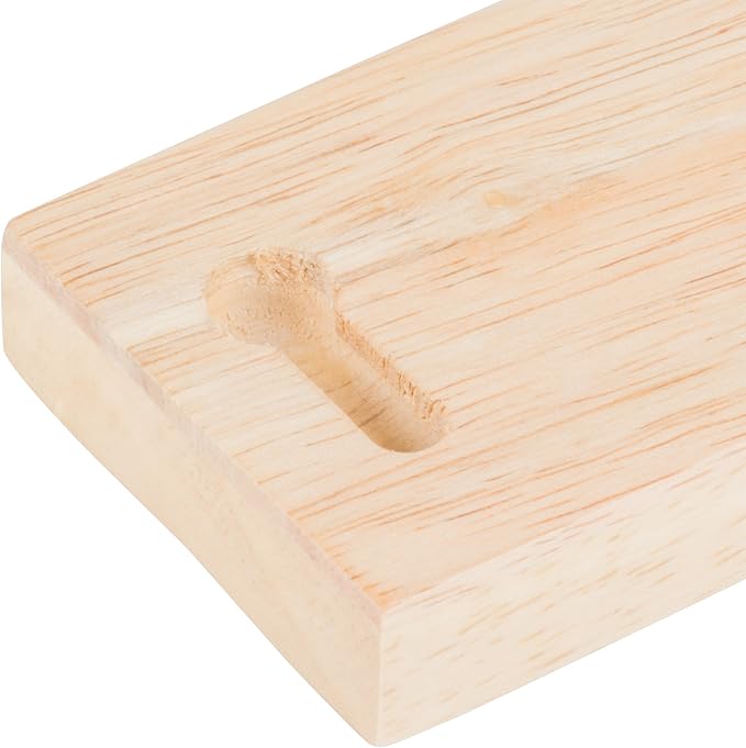 Mercer Culinary Rubberwood Magnetic Bar, 18 Inch x 2-3/8 Inch x 3/4 Inch, Brown