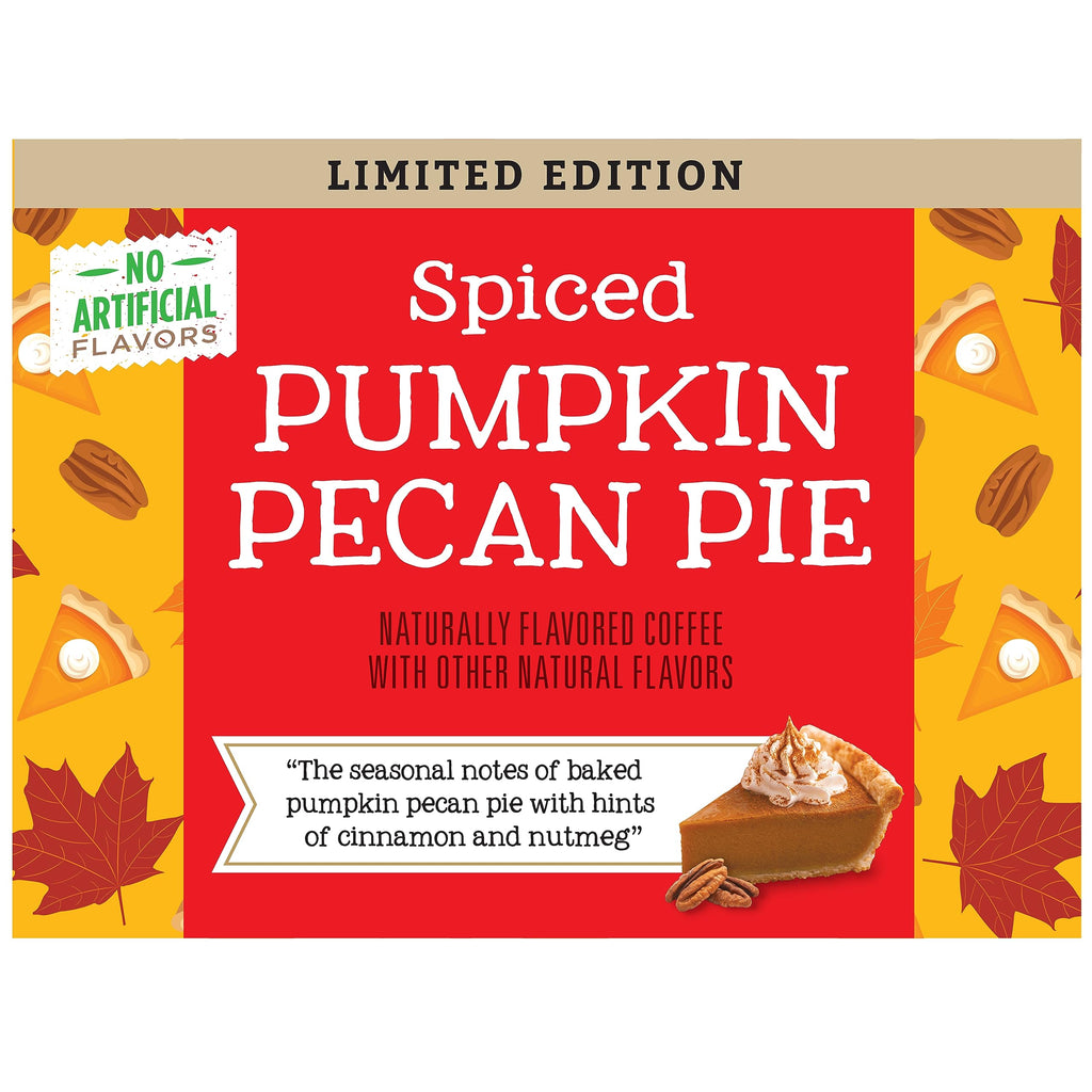 Community Coffee Spiced Pumpkin Pecan Pie Flavored Keurig Coffee Pods, 60 Count, Limited Edition, Medium Roast, 10 count (Pack of 6)