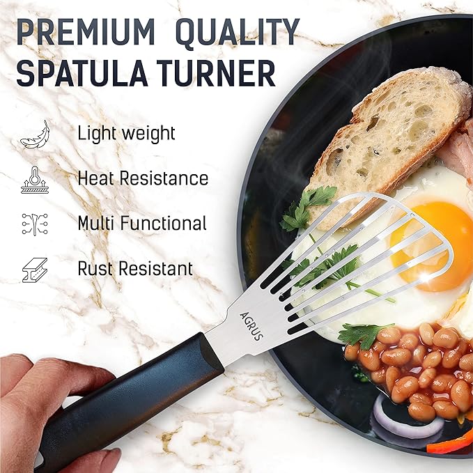 AGRUS Fish Spatula Satainless Steel (10.5 inches)