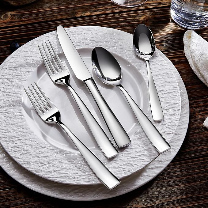 KEAWELL Premium Louis 4-Piece 18/10 Dinner Spoon Set (7.6" Dinner Spoon)