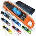 LIKEPAI Orange Instant Read Meat Thermometer for Kitchen Cooking