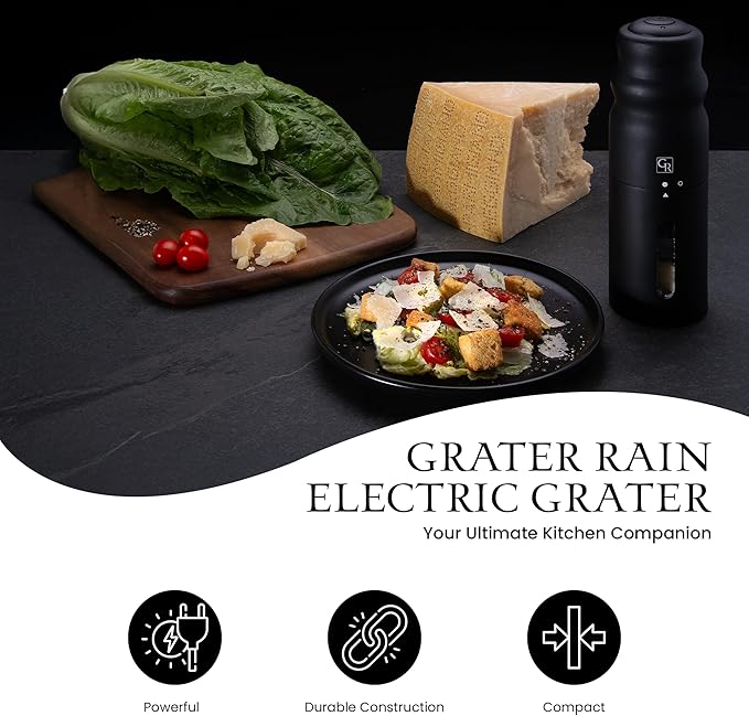 Grater Rain Cheese Grater, Heavy Duty Electrical Cheese Shredder