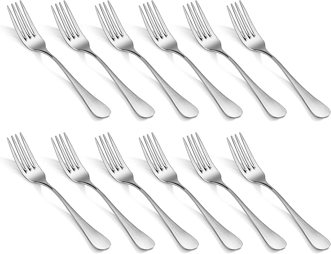 Artaste Rain Matte Salad Fork, 12-Piece