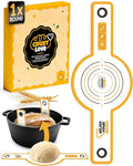 CRUSTLOVE Round Silicone Bread Sling for Easy Bread Lifting from Dutch Oven