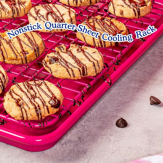 Great Jones Non Stick Wire Cooling Rack (Broccoli) – Fits Quarter Sheet