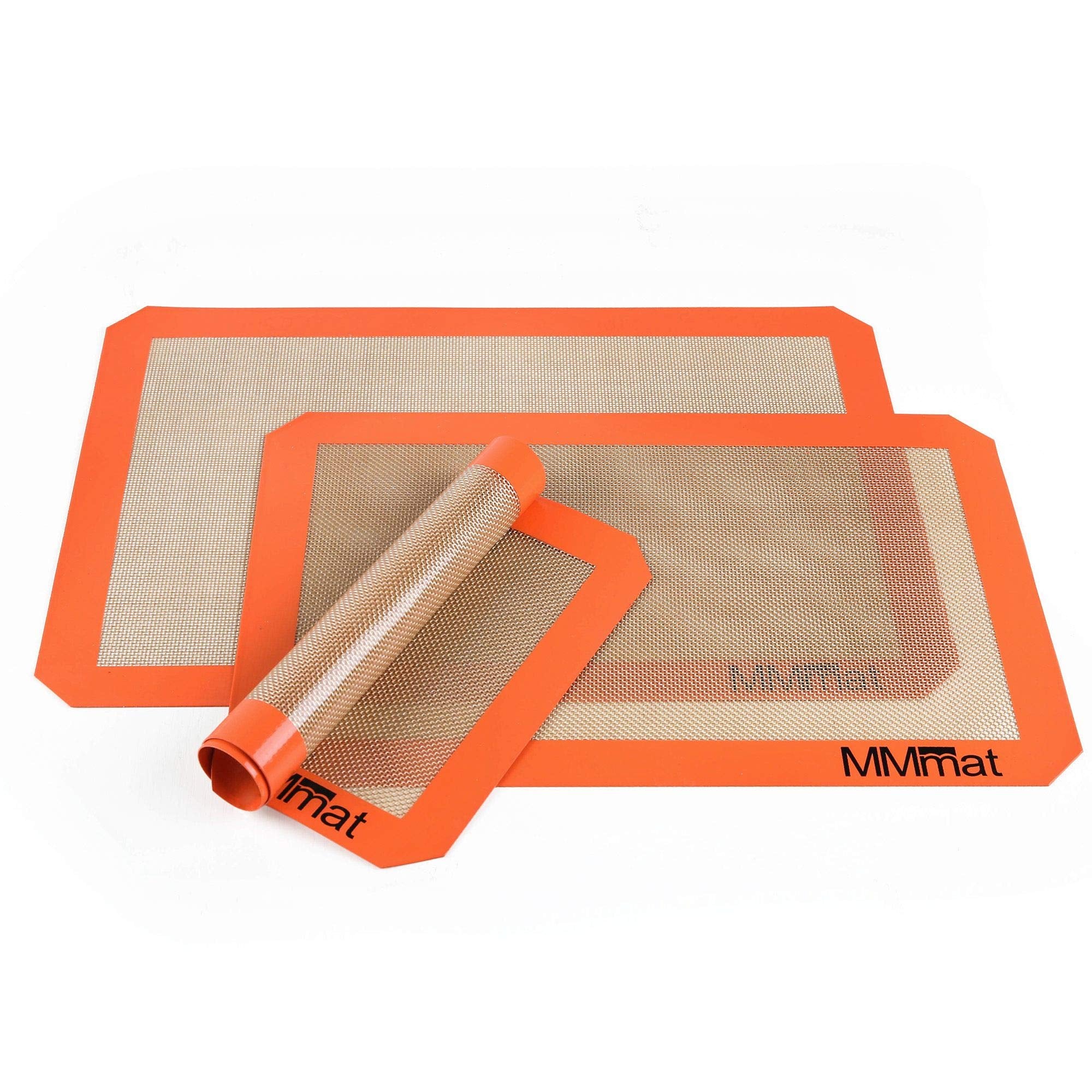 MMmat Best German Silicone Baking Mat - Half + Medium + Quarter Sheets Set