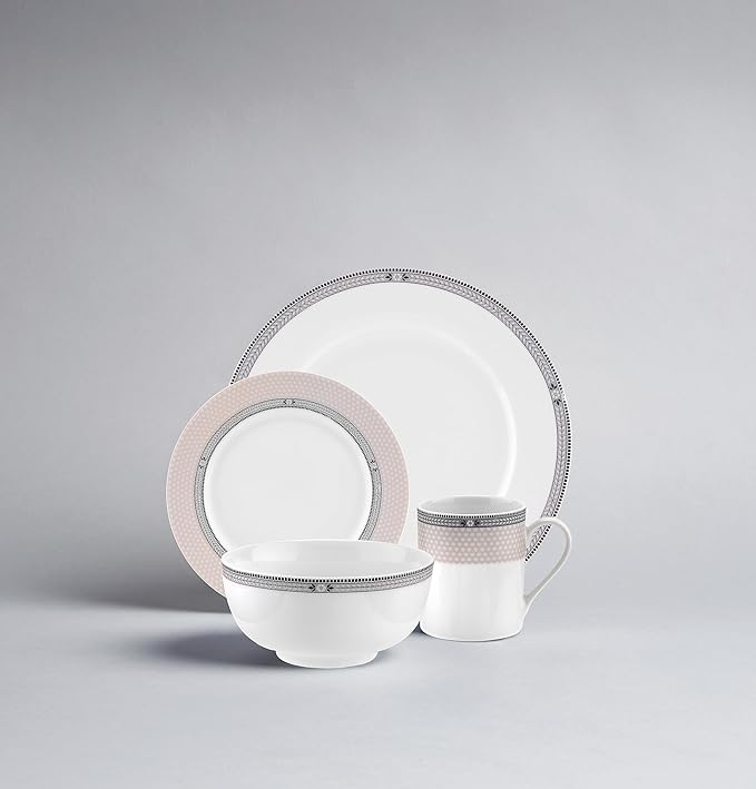 Portmeirion – Portmeirion Home – Vintage Chic Dinnerware Set, Set of 16