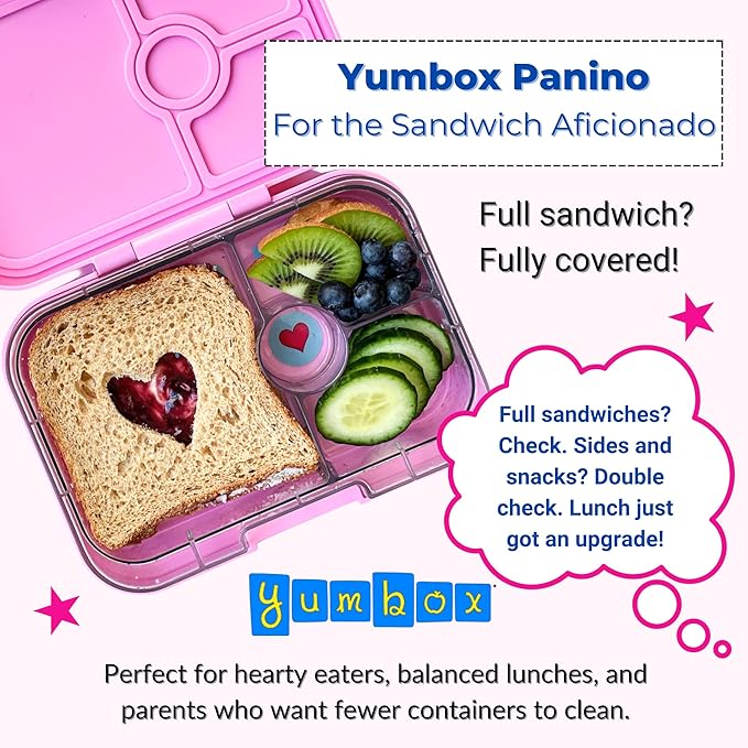 Yumbox Panino Leakproof Bento Lunch Box - Lavande Purple Unicorn