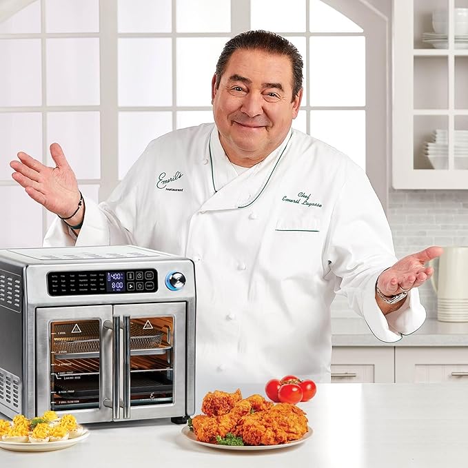 Emeril Lagasse 26QT French Door Multi-Function Air Fryer Toaster Oven