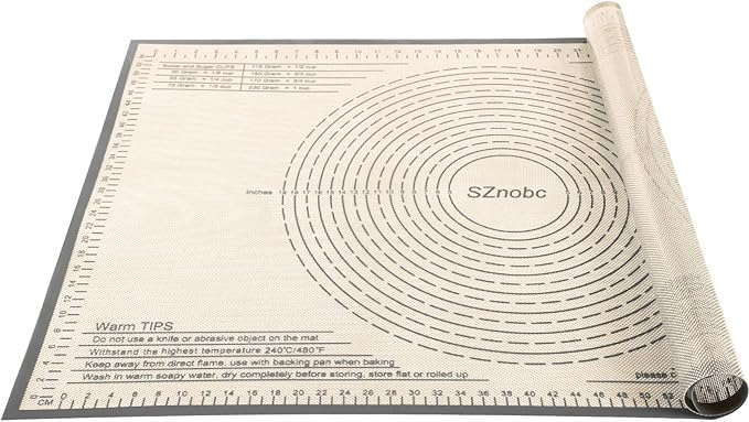 Silicone Pastry Mat 34X26 inch Baking Mat for Rolling Dough