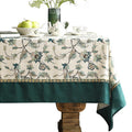 patdrea Vintage French Linen Tablecloth,Square,55"x55"-Noah