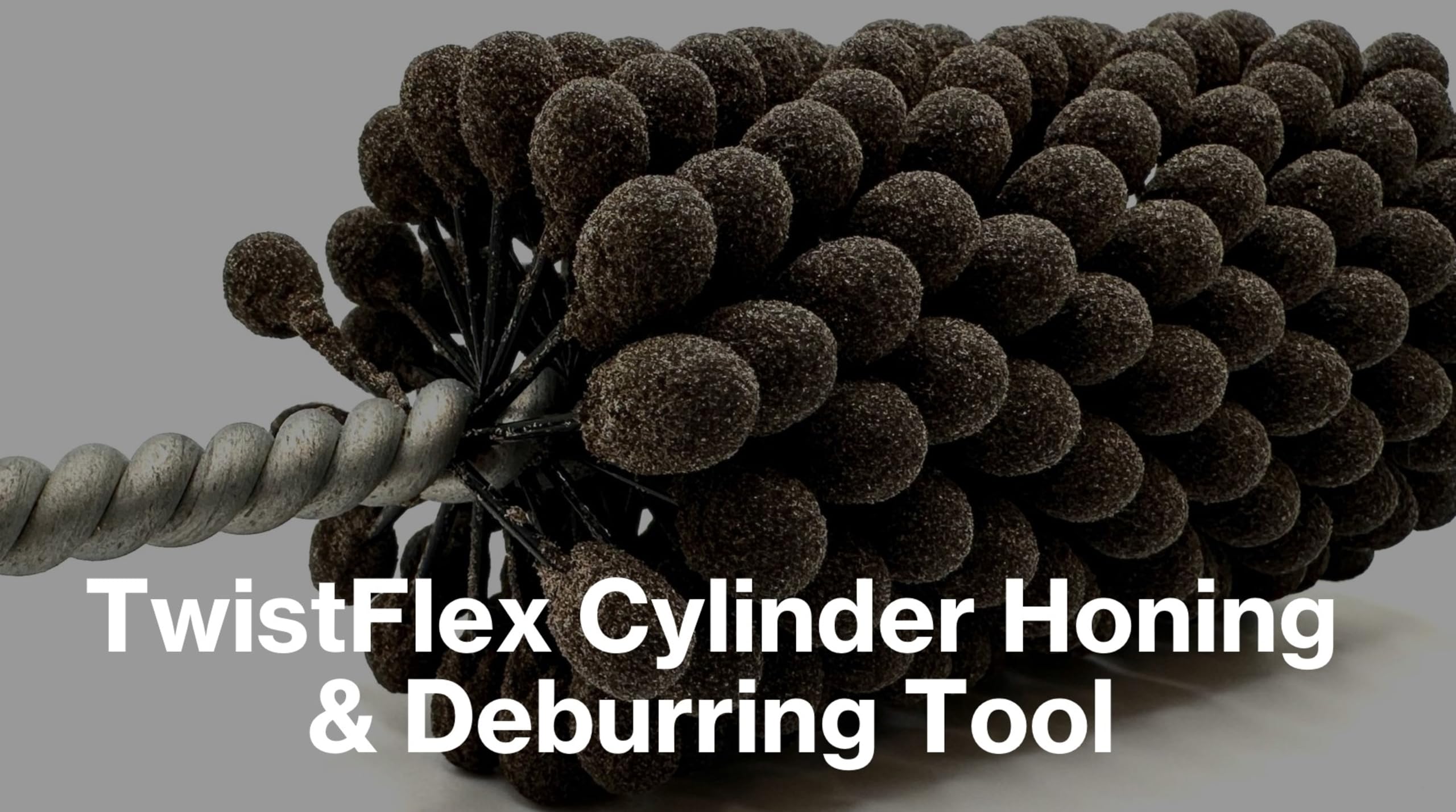 3-1/2" 240 Aluminum Oxide TwistFlex Cylinder Hone for 3.26"- 3.51" Bores