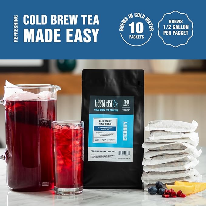 Tiesta Tea - Blueberry Wild Child Cold Brew, Loose Leaf
