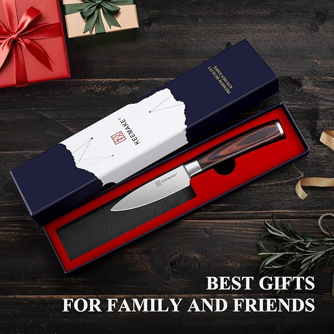 KEEMAKE 9 Inch Bread Knife for Homemade Bread, Serrated Sourdough Knife