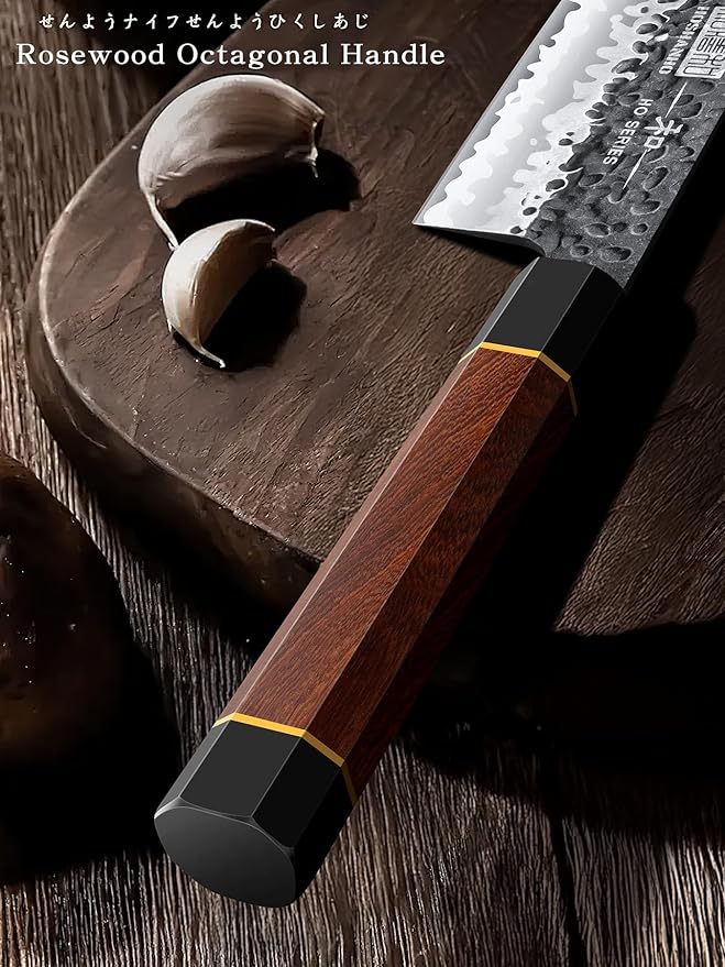 HOSHANHO 5 Pieces Knife Set, Japanese High Carbon Steel Kitchen Knife Sets