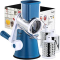 Geedel Rotary Cheese Grater Hand Crank, Cheese Shredder Vegetable Slicer