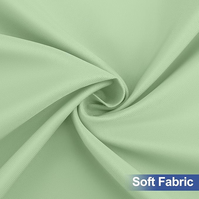 homing Rectangle Table Cloth Cover, Water-Resistant Polyester Elastic Fitted Tablecloth, Fits for 6 Foot Folding Tables, Washable Table Protector for Picnic, Camping, Outdoor (Green, 30" x 72")