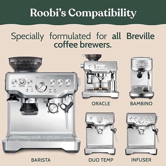 Roobi Breville Compatible Descaling Solution, 2 Pack