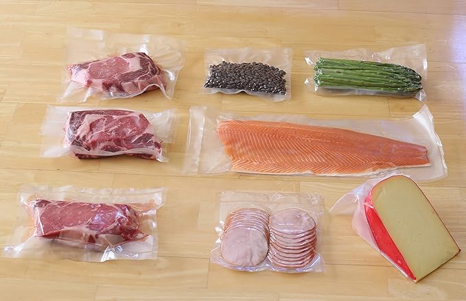 Simple Houseware 11"x50' Vacuum Sealer Bags Sous Vide Roll, BPA Free 2-Pack