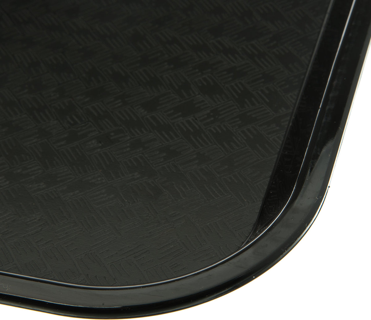 Carlisle FoodService Products Café Cafeteria Tray, Fast Food Tray for Restaurant or Commercial Use, 14" x 18", 12 Count, Black