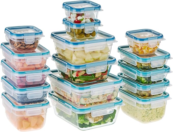 Snapware Glass & Plastic Mix Total Solution (16-Pack) Food Storage Set