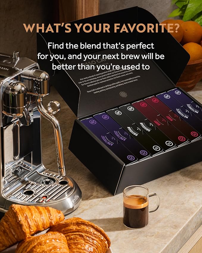 ROSSO CAFFÈ Espresso Pods for Nespresso Original Machines, Intense Pack 80