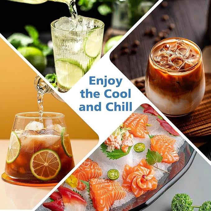 Azyh Ice Cube Trays for Freezer, 2 Pack Ice Cube Tray with Lid, Silicone Ice Cube Mold with Lid-37 Grid,Easy-Release Reusable 74 PCS Small Ice Cubes for Iced Coffee Cocktail Whisky Chocolate Soup Food