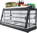 Whalefall 3-Tier Food Warmer with top Holder,tri-Color Lighting