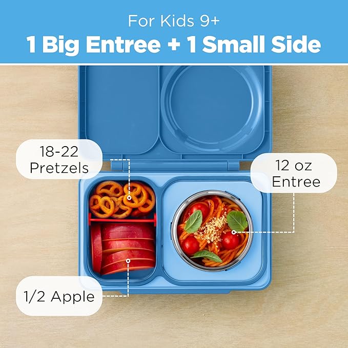 Omie OmieBox UP Kids Insulated Bento Box, Cosmic Blue