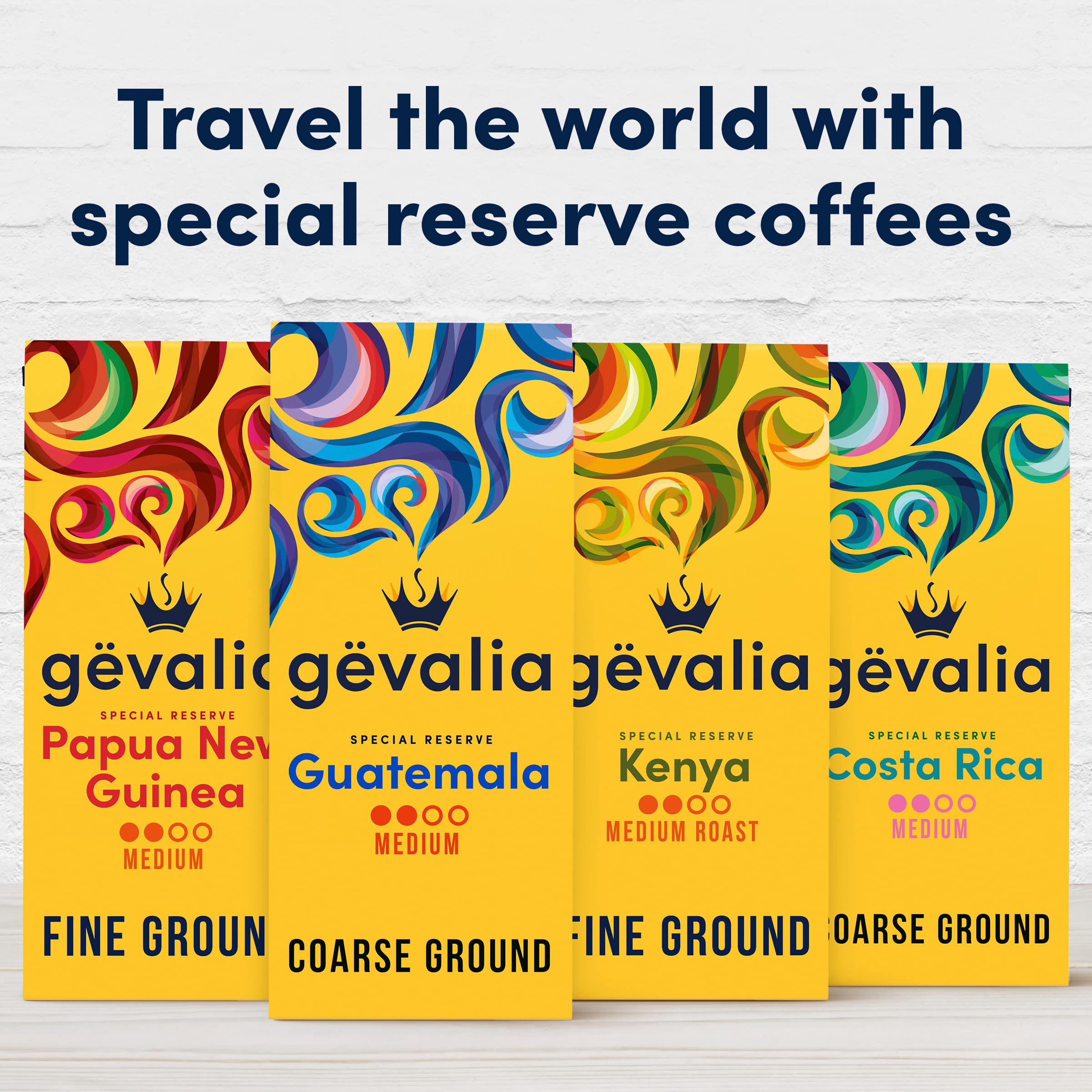 Gevalia Special Reserve Guatemala Single Origin Medium Roast Coarse Ground Coffee (10 oz Bag)