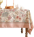 patdrea Vintage French Linen Tablecloth,Rectangular,71"x55"-Kulom A