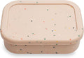 Ullabelle Kids Bento Box, 3-Compartment Leakproof Lunch Container, BPA-Free Snack Box for Toddlers, Dishwasher Safe & Easy to Clean (Pink Confetti)