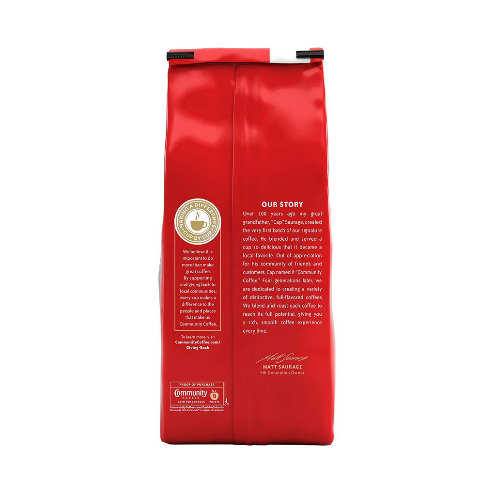 Community Coffee Coffee & Chicory Blend 32 Ounces, Medium Dark Roast Ground Coffee, 32 Ounce Bag (Pack of 1)